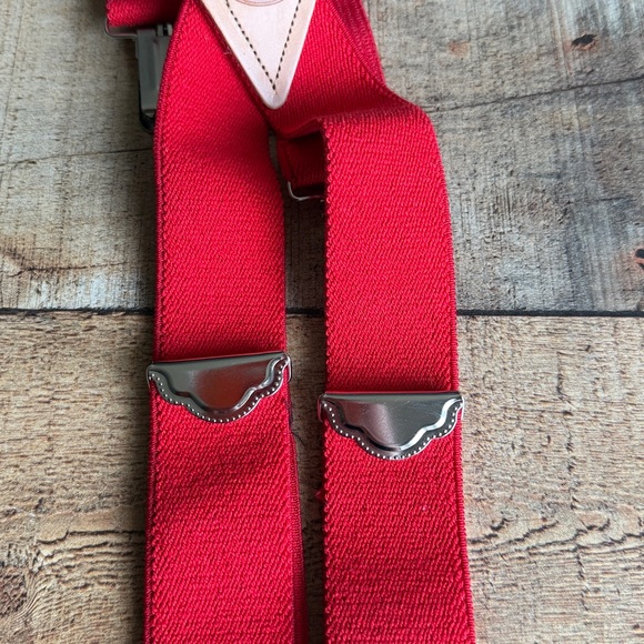 Dickies Vibrant Red Men's Suspenders - Picture 4 of 5